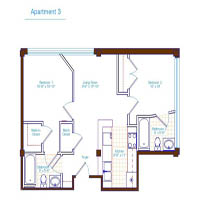 1400 W. Marshall St. apartment floorplans
