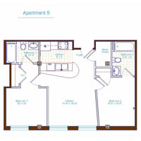 1400 W. Marshall St. apartment floorplans