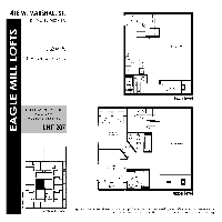 1418 W. Marshall St. apartment floorplans