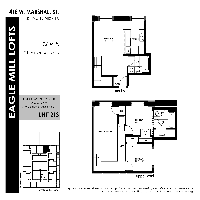 1418 W. Marshall St. apartment floorplans